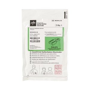 Medline Defibrillator Pads - Philips Compatible Adult Radiolucent Defibrillator Pad with Leads-In Packaging - MDSPHL100