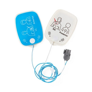 Medline Defibrillator Pads - Physio-Control Compatible Adult Radiolucent Defibrillator Pad with Leads-Out Packaging - MDSPHY100LO