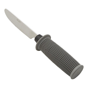 Medline Great Grip Weighted and Bendable Utensils - Great Grip Serrated Weighted Knife - MDSR000046