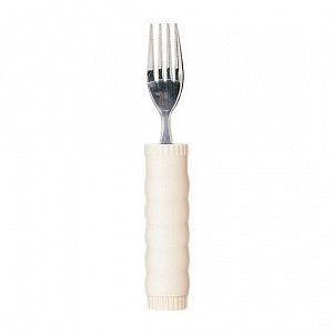 Medline Bendable White Weighted Utensils - Weighted Fork, Bendable - MDSR000657