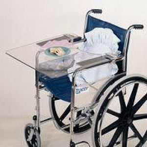 Medline See-Through Lap Tray - TRAY, WHEELCHAIR, LAP, INVISIBLE - MDSR005249