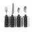 Medline Great Grip Weighted and Bendable Utensils - UTENSIL, GREAT GRIPS, SET OF 4, WEIGHTED - MDSR020488