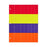 Medline Striped Instrument ID Tape Sheets - Instrument ID Tape Sheet, Red / Yellow / Purple / Orange, 1/4" Wide - MDST0331B