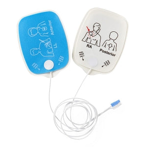 Medline Defibrillator Pads - Anderson Radiolucent Adult Defibrillator Pad with Lead Out - MDST100LOAC