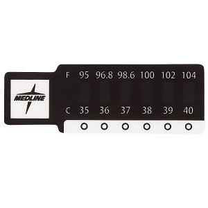 Medline Disposable Forehead Thermometer Strip - Disposable Forehead Thermometer Strip, 500 EA per Box - MDSTS101