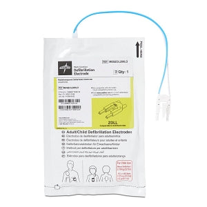 Medline Defibrillator Pads - Zoll Compatible Adult Radiotransparent Defibrillator Pad with Leads-Out Packaging - MDSZOL200LO