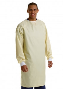 Medline Unisex Blockade Isolation Gown with Carbon Fibers - Blockade Isolation Gown, Carbon, Size L - MDT011201L