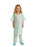 Medline Snuggly Solids Pediatric Pajama Shirts - Pediatric Pajama Gown, Green, Size M - MDT011277M