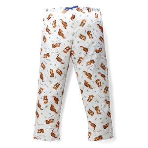 Medline Tired Tiger Pediatric Drawstring Waist Pajama Pants - Pediatric Pajama Pants, Tired Tiger Print, Size L - MDT011285L