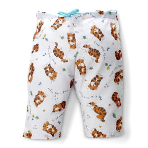 Medline Tired Tiger Pediatric Drawstring Waist Pajama Pants - Pediatric Pajama Pants, Tired Tiger Print, Size XS - MDT011285XS