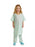 Medline Snuggly Solids Pediatric Gowns - Snuggly Pediatric Gown, Solid Green, Size M - MDT011377M