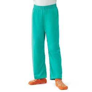 Medline Behavioral Health Apparel - Pediatric Pants with Elastic Strips, Green, Size M - MDT011485BHM