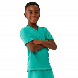 Medline Behavioral Health Apparel - Pediatric Shirt, Solid Green, Size M - MDT011489BHM