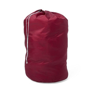 Medline 200 Denier Nylon Hamper Bags - Nylon Hamper Bag with Drawcord, Burgundy, 18" - MDT021348BUR