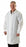 Medline Men's ResiStat Lab Coat without Pockets - ResiStat Men's Lab Coat, No Pockets, White, Size 2XS - MDT046805NP2S