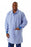 Medline Men's ResiStat Lab Coat with Pockets - Men's ResiStat Lab Coat, Light Blue, Size M - MDT046811M