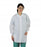 Medline Women's ResiStat Protective Warm-Up Jackets - Resistat Women's Warmup Jacket White, Size L - MDT046883L