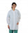 Medline Women's ResiStat Protective Warm-Up Jackets - Resistat Women's Warmup Jacket White, Size XL - MDT046883XL