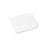 Medline Bleached 50/50 Blended Mattress Covers - Mattress Pad, Bleached, 50% Cotton/50% Polyester Blend, 18" x 36", 24/Case - MDT1017549