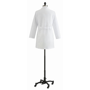 Medline Ladies' Classic Staff Length Lab Coats - Women's Classic Staff-Length Lab Coat, White, Size 24 - MDT11WHT24E