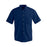 Edwards Garment Co Men's Short Sleeve Poplin Work Shirts - Men's Short-Sleeve Poplin Shirt, Navy Blue, Size S - MDT1230071