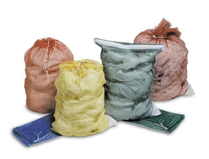 Medline Washable Mesh Laundry Bags - Laundry Net with Zipper, Assorted Colors, 18" x 30" - MDT1830MZC