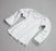 Medline Slipover Infant Shirts - Baby Slipover Short Sleeve Shirt, White, 6 Month - MDT2112552