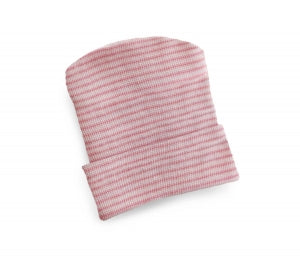 Medline Infant Head Warmers - Infant Head Warmer, Pink Stripe - MDT211434P