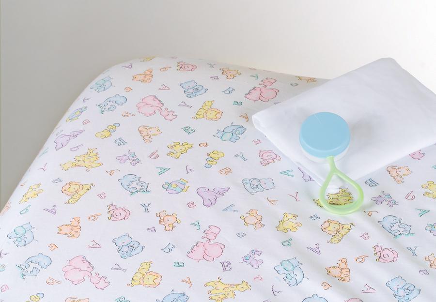 100% Cotton Woven Crib Sheet