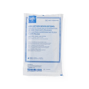 Medline Disposable OR Towels - Sterile Disposable Nonwoven OR Towel, White, 17'' x 27'', 4/Pack - MDT2168904W