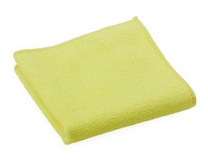 Medline Microfiber Cleaning Cloths - Microfiber Cleaning Cloth, 12" x 12", Medium-Weight, Yellow - MDT217643