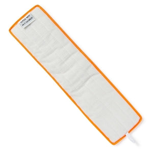 Medline 18" Premium Microfiber Super Mops - 18" Premium Microfiber Mop with Square Corners, Orange with Orange Banding - MDT217741LORB