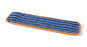 Medline 18" Premium Microfiber Super Mops - 18" Premium Microfiber Mop with Round Corners, Blue with Orange Banding - MDT217741OB