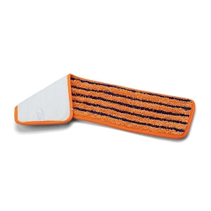 Medline 18" Premium Microfiber Super Mops - 18" Premium Microfiber Mop with Round Corners, Orange with Orange Banding - MDT217741ORB