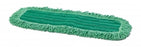 Medline Micro-Fill Wet / Dry Mop - Microfiber Advantage Sweep Wet / Dry Mop Head with Fringe, Green, 18" - MDT217771