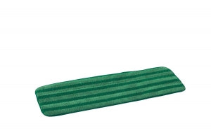 Medline Micro-Fill Wet / Dry Mop - Microfiber Advantage Sweep Wet / Dry Mop Head, Green, 18" - MDT217775