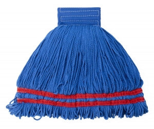 Medline Microfiber Traditional Wet Mop - Microfiber String Wet Mop, Blue, 10 oz. - MDT217793