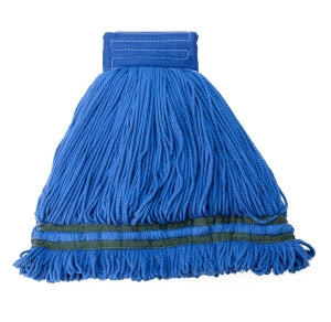 Medline Microfiber Traditional Wet Mop - Microfiber String Wet Mop, Blue, 18 oz. - MDT217796