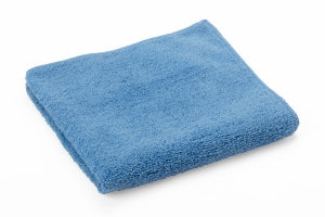 Medline Microfiber Cleaning Cloths - Microfiber Cleaning Cloth, 16" x 16", Medium-Weight, Royal Blue - MDT217899