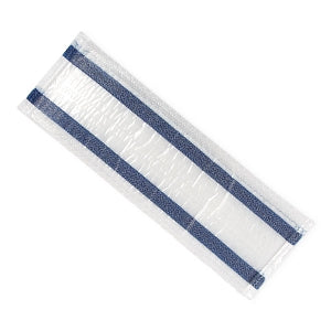 Medline Microfiber Disposable Mops - Disposable Microfiber Mop with Scrubbing Strip, Blue, 18" - MDT217DISP2