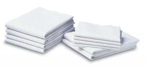 Medline Cotton Cloud T130 Flat Sheets - DBD-SHEET, FLAT, 60X104, COTTON CLOUD, MUSLI - MDT218674