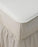 Medline Blended Hooded Mattress Covers - Mattress Pad with Hood at One End, Bleached, 50% Cotton/50% Polyester Blend, 36" x 80", 24/Case - MDT219339WH