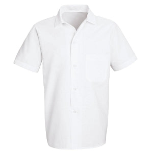 V-F Corporation Button Front Chef Shirts - Button Front Chef Shirt, White, Size 4XL - MDT5010WH4XL