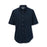 Edwards Garment Co Ladies' Short Sleeve Poplin Shirts - SHIRT, LADIES, SS, POPLIN, NAVY, XSMALL - 5230 007 XS