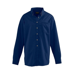 Edwards Garment Co Ladies' Long Sleeve Poplin Shirts - Ladies Long-Sleeve Poplin Shirt, Navy Blue, Size S - MDT5280071