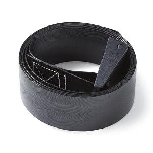 Medline Wipeable Gait Belt - Wipeable Gait Belt, Polyurethane Coated, Black, 60" - MDT828203BWP