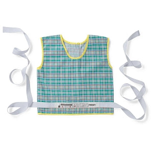 Medline Blended Safety Vests for Patients - Vest Restraint, Tie, Zip-Back, Size L - MDT828305L