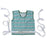 Medline Blended Safety Vests for Patients - Vest Restraint, Tie, Zip-Back, Size M - MDT828305M