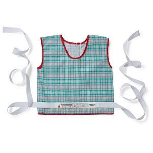 Medline Blended Safety Vests for Patients - Vest Restraint, Tie, Zip-Back, Size S - MDT828305S