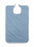 Medline Hook-and-Loop Terry Cloth Clothing Protectors - Terry Bib with Hook and Loop Strap, Adult, 10 oz., 21" x 33", Blue - MDTAB3B33BLU